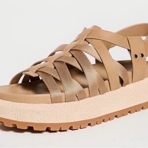 rag + bone Women's Park Platform Fisherman Sandals, Size 8